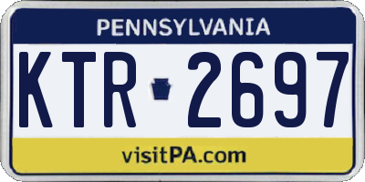 PA license plate KTR2697