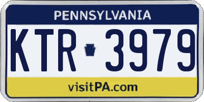 PA license plate KTR3979