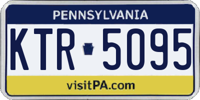 PA license plate KTR5095