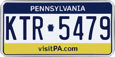 PA license plate KTR5479