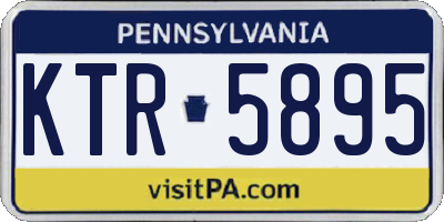 PA license plate KTR5895