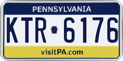 PA license plate KTR6176