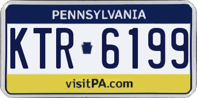 PA license plate KTR6199