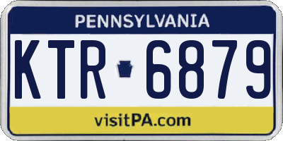 PA license plate KTR6879