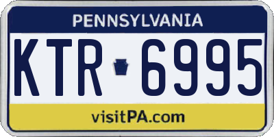 PA license plate KTR6995