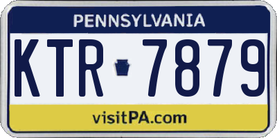 PA license plate KTR7879