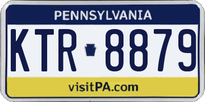 PA license plate KTR8879