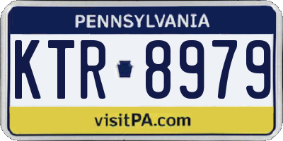 PA license plate KTR8979