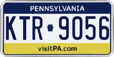 PA license plate KTR9056