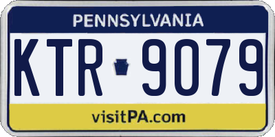 PA license plate KTR9079