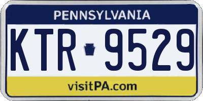 PA license plate KTR9529