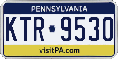 PA license plate KTR9530