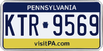 PA license plate KTR9569