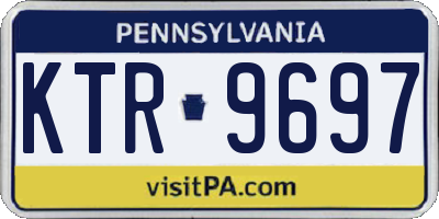 PA license plate KTR9697