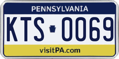 PA license plate KTS0069