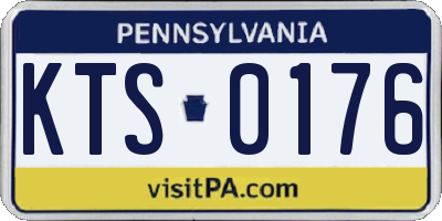 PA license plate KTS0176