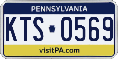 PA license plate KTS0569