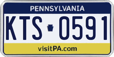 PA license plate KTS0591