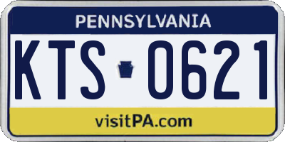 PA license plate KTS0621