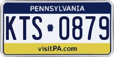 PA license plate KTS0879