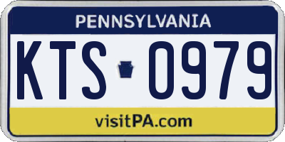 PA license plate KTS0979
