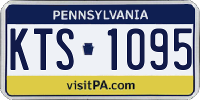PA license plate KTS1095