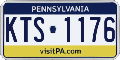 PA license plate KTS1176