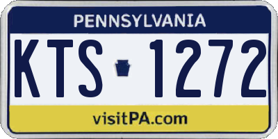 PA license plate KTS1272