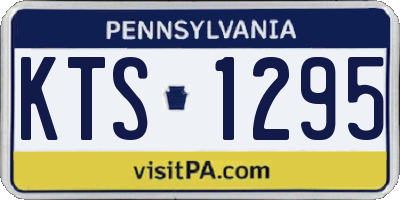 PA license plate KTS1295