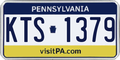 PA license plate KTS1379