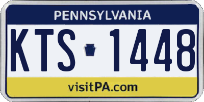 PA license plate KTS1448