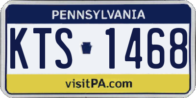 PA license plate KTS1468
