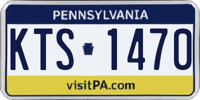 PA license plate KTS1470