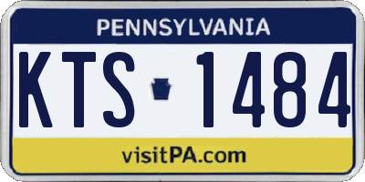 PA license plate KTS1484