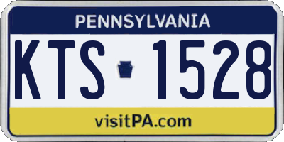 PA license plate KTS1528