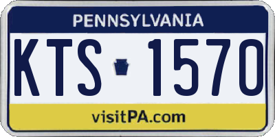 PA license plate KTS1570