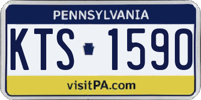 PA license plate KTS1590
