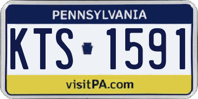 PA license plate KTS1591