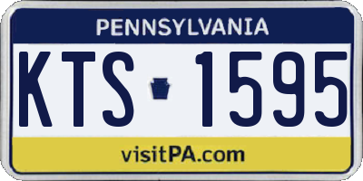 PA license plate KTS1595