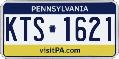 PA license plate KTS1621