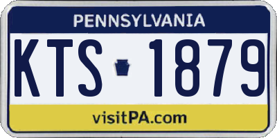 PA license plate KTS1879