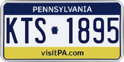 PA license plate KTS1895