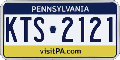 PA license plate KTS2121