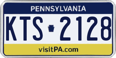 PA license plate KTS2128