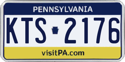PA license plate KTS2176