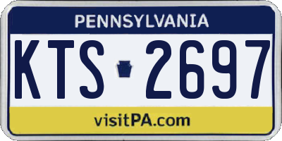 PA license plate KTS2697