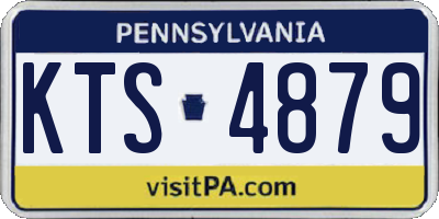 PA license plate KTS4879