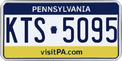 PA license plate KTS5095