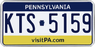 PA license plate KTS5159