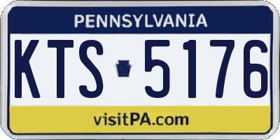 PA license plate KTS5176